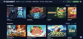 Experience Thrilling Games at Gembet Casino